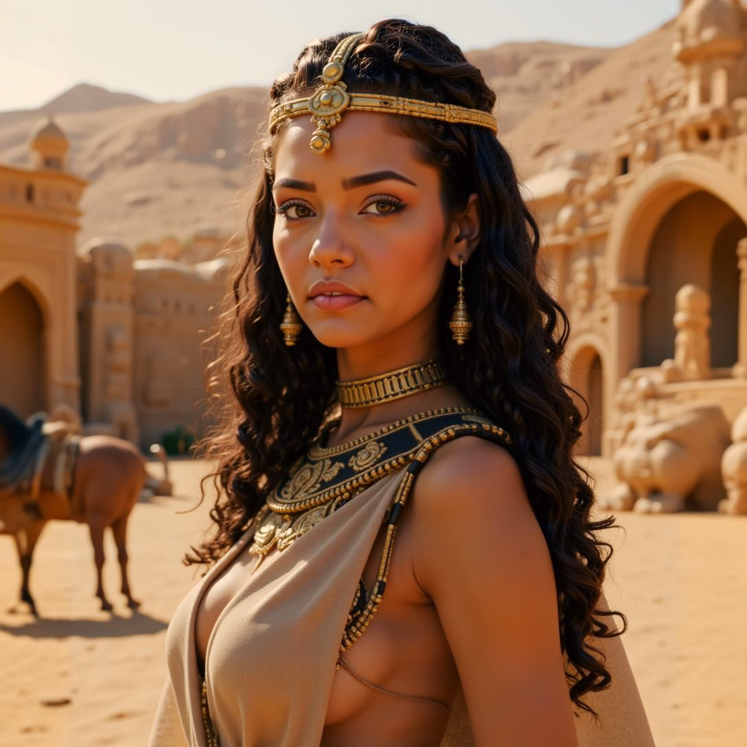 Photo session: ancient egypt