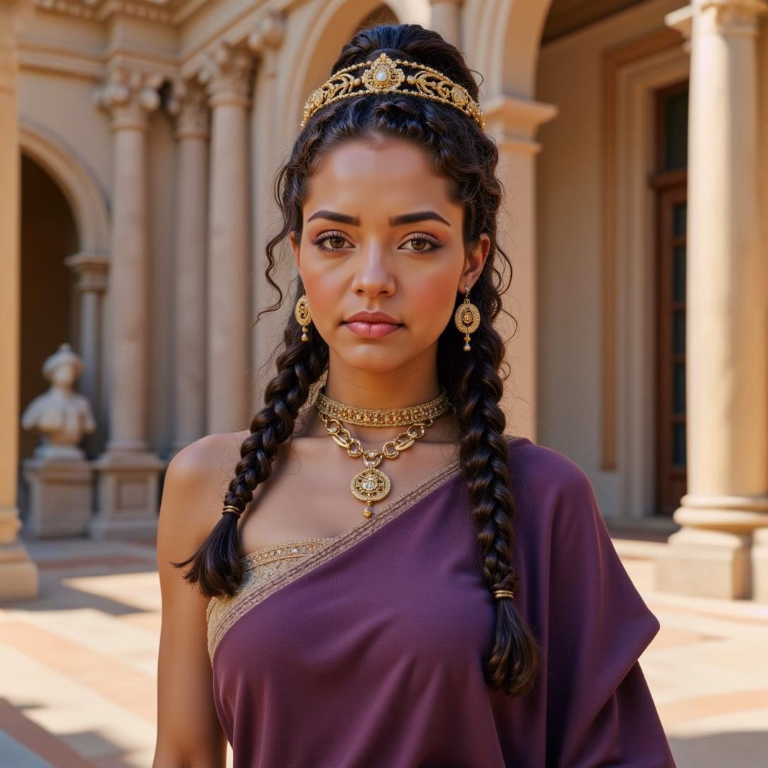 Photo session: ancient rome