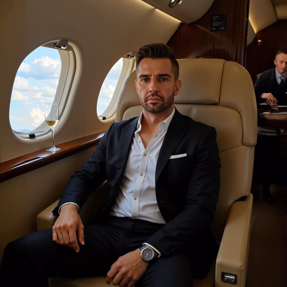 Photo session: private jet
